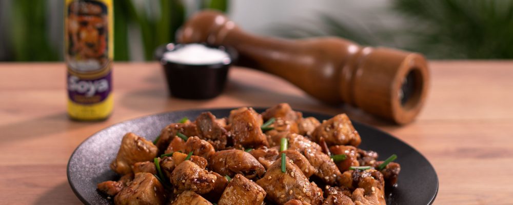 pollo en salsa de soya